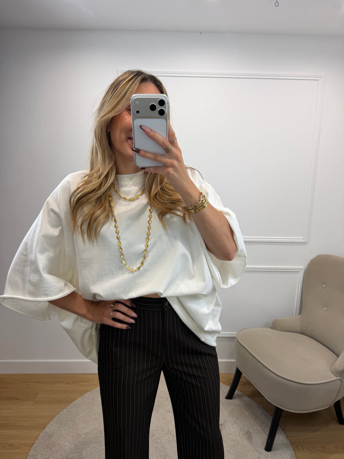 T-shirt Claude - Blanc
