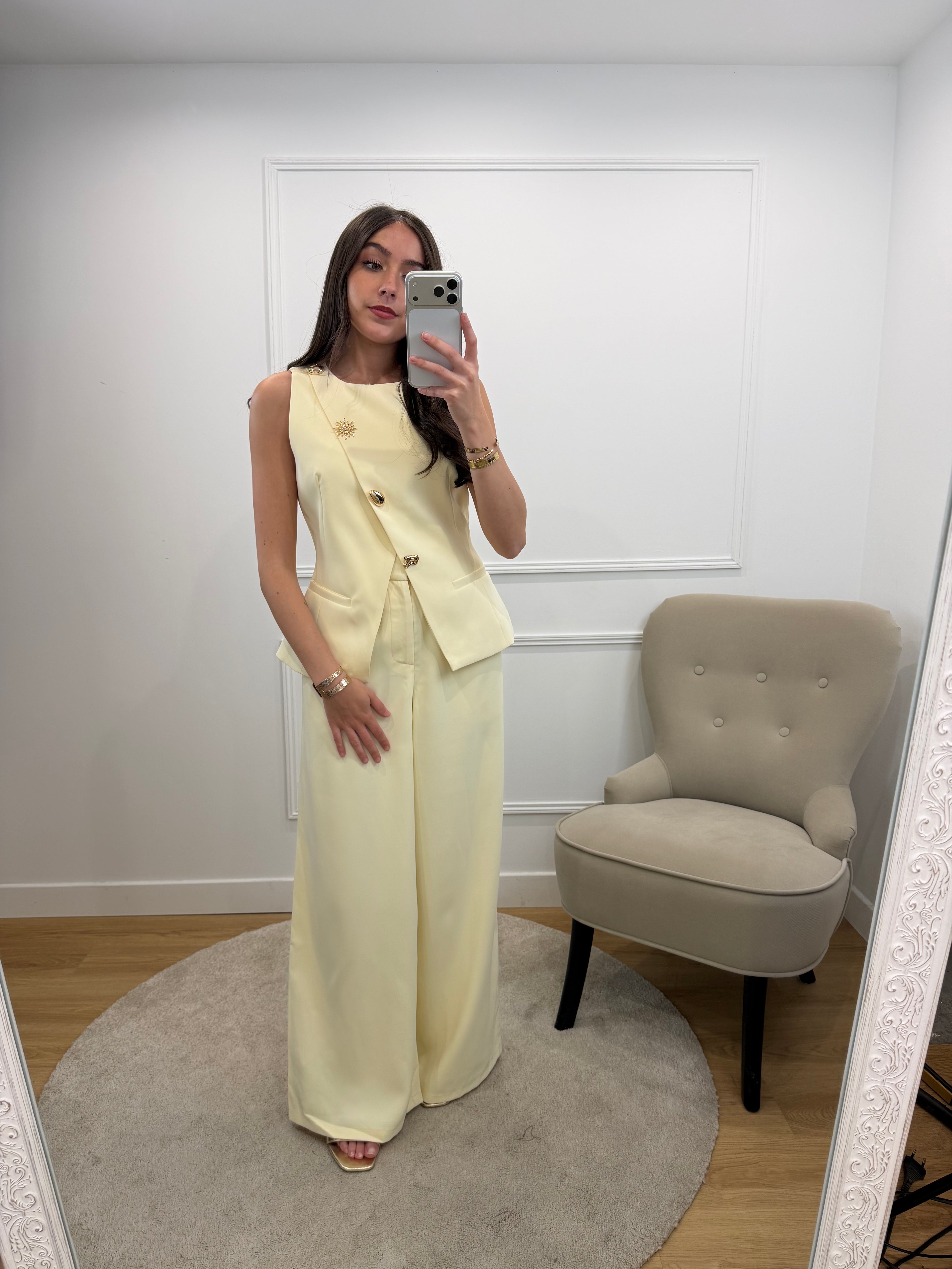 Gilet Elio - Jaune Pastel