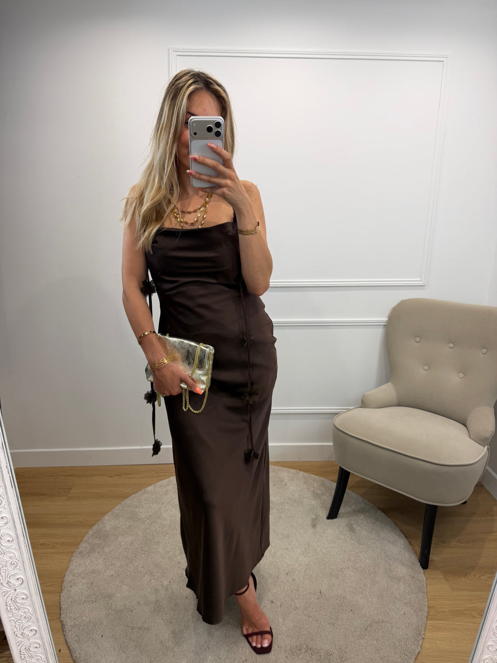 Robe Alicia - Chocolat