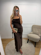 Robe Alicia - Chocolat