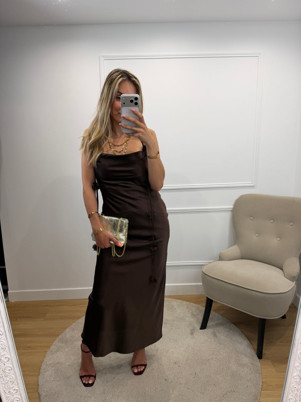 Robe Alicia - Chocolat
