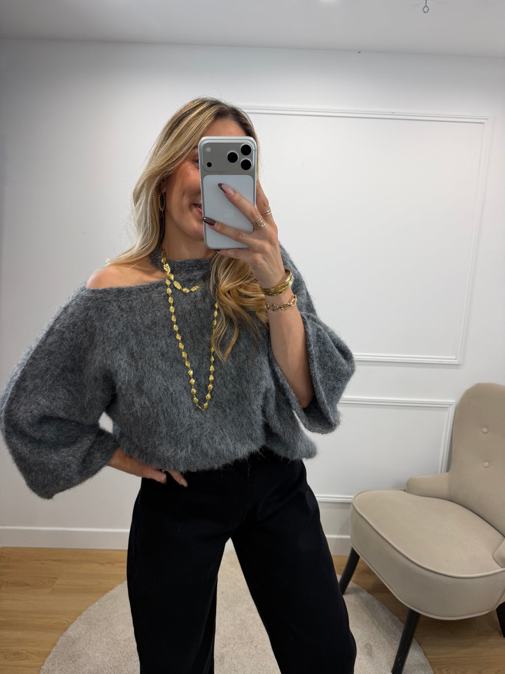 Pull Aria - Gris