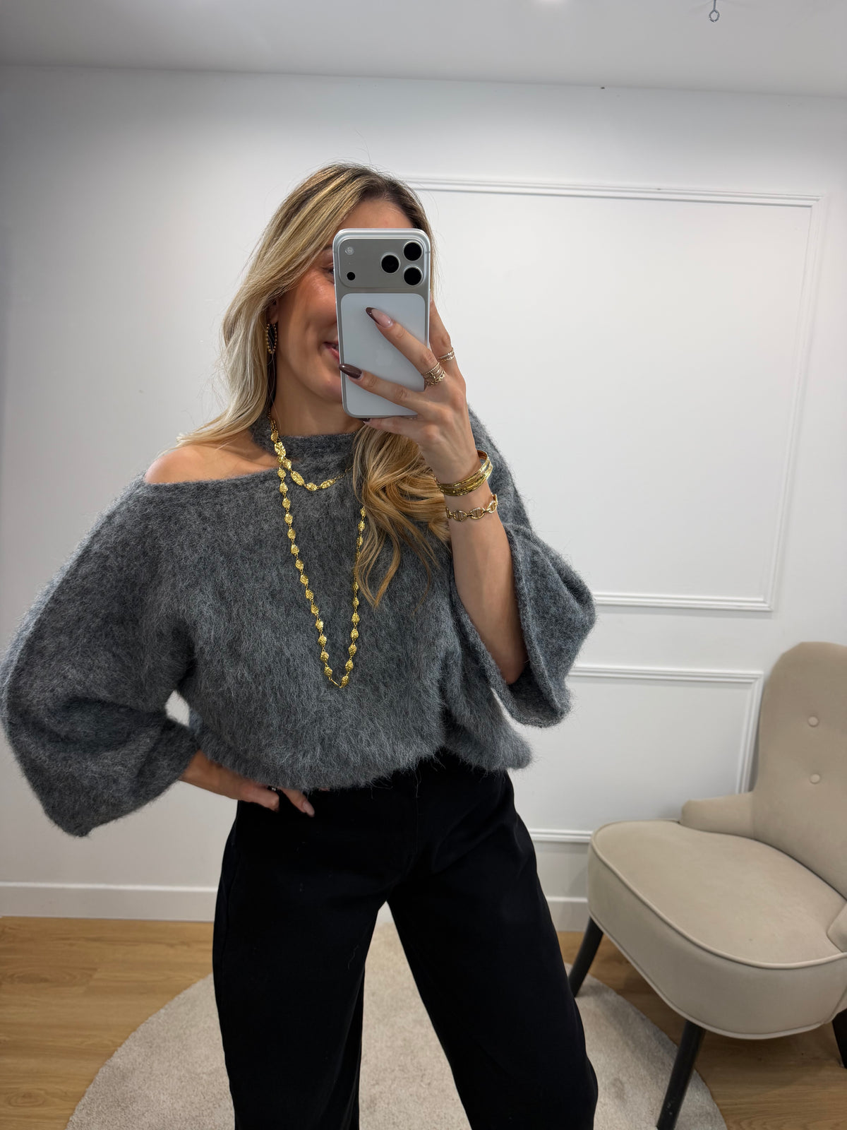 Pull Aria - Gris