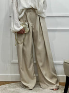 Pantalon à pinces Léon - Beige