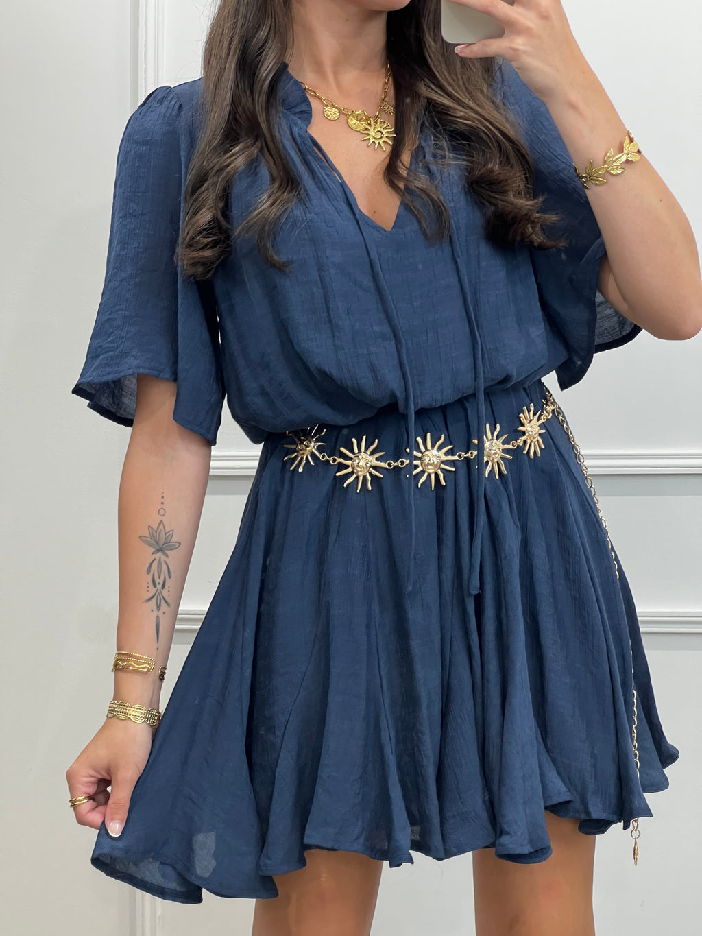 Robe Milia - Bleu marine