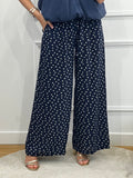 Pantalon Pois - Bleu Marine