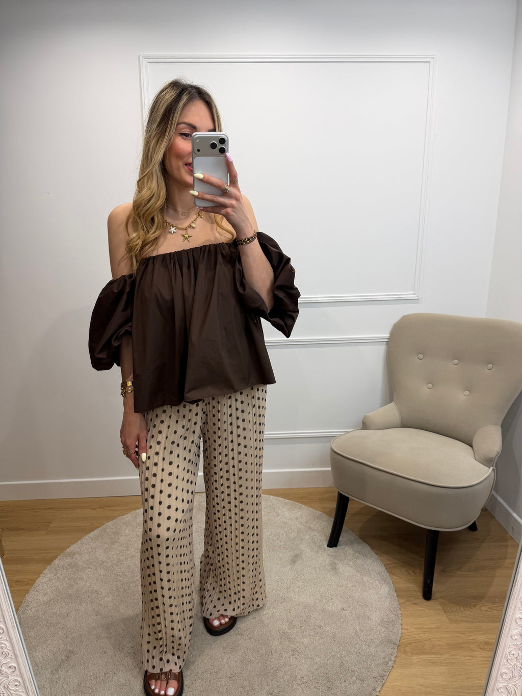 Top BARDOT - Choco