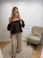 Top BARDOT - Choco