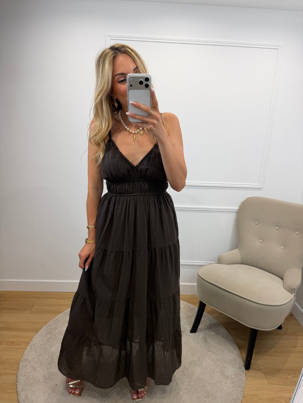 Robe Soraya - Chocolat