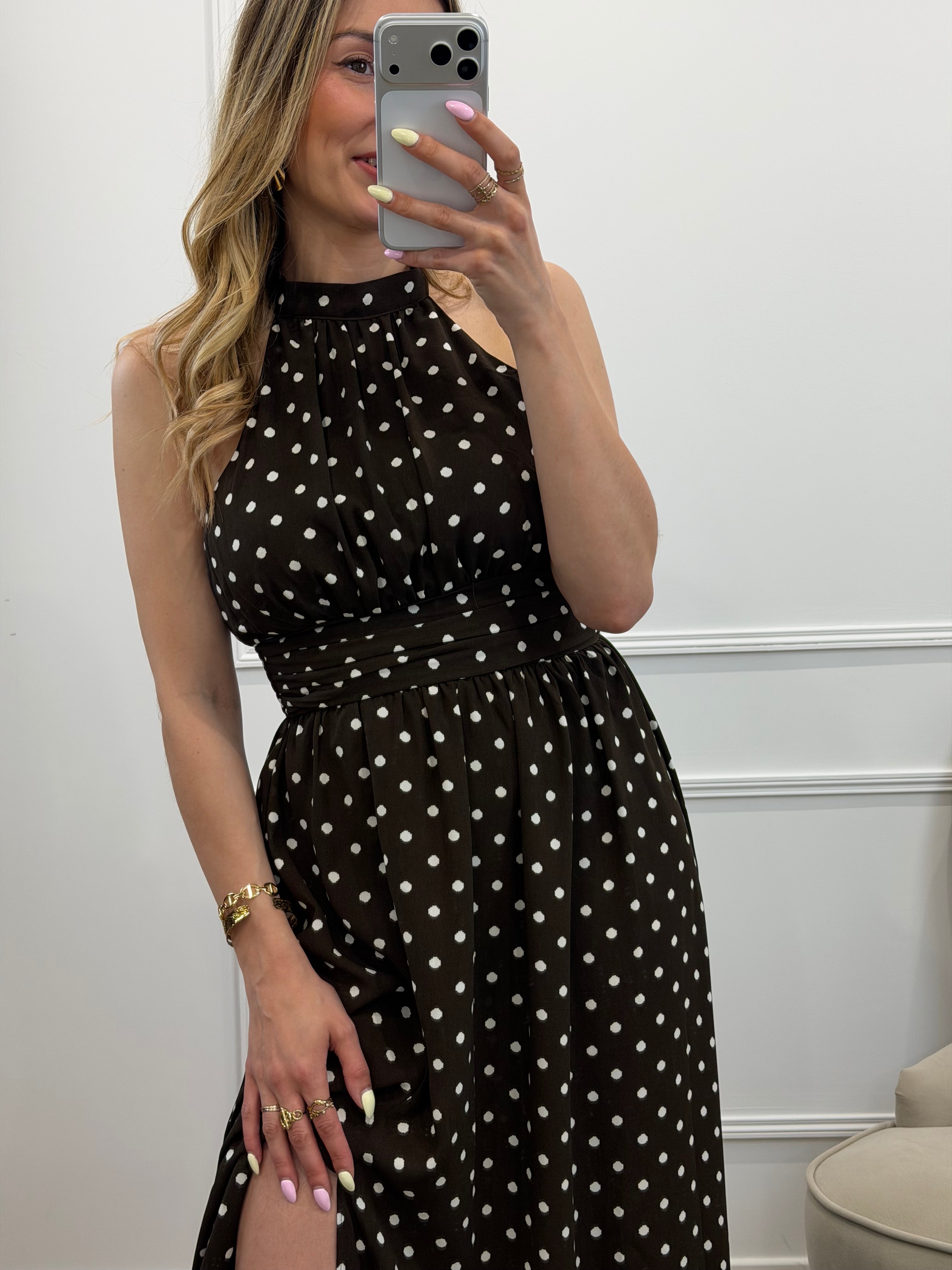 Robe à pois MIA - Choco