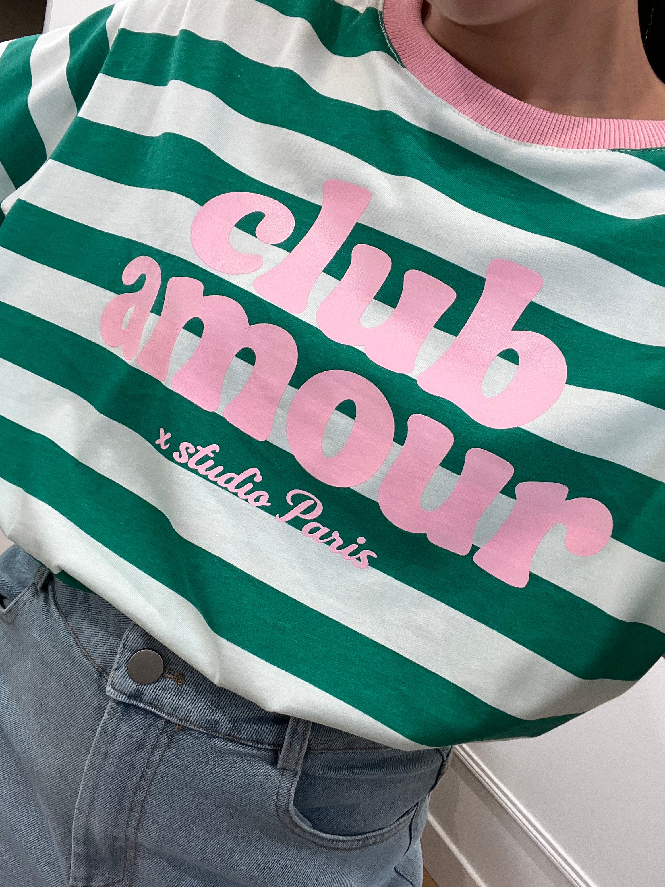 T-shirt Club Amour - Vert