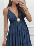 Robe SUN longue - Bleu Marine
