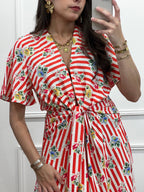 Robe longue à rayures DOLCE VITA