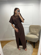 Robe t-shirt - choco