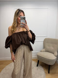 Top BARDOT - Choco