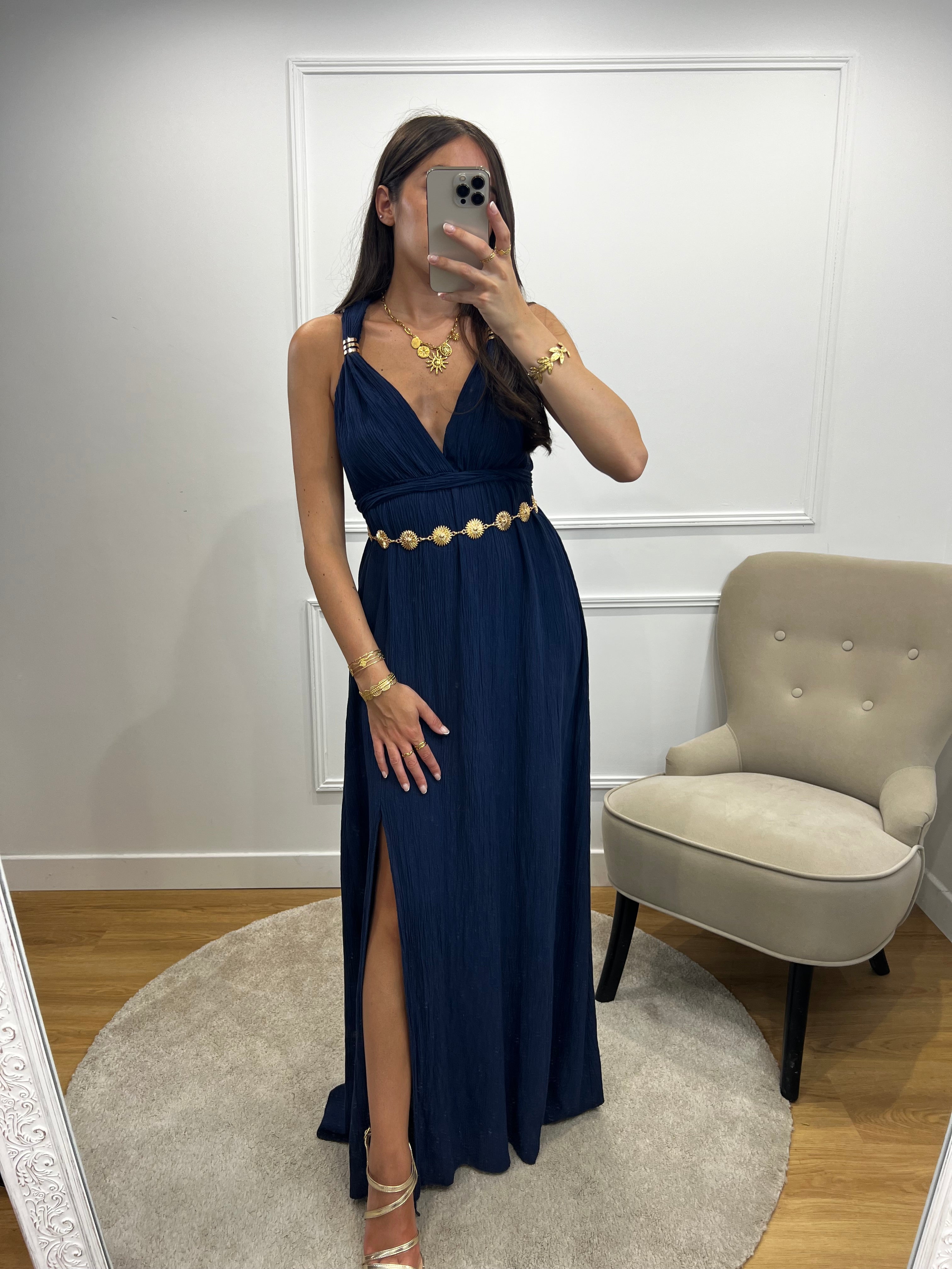 Robe Melia - bleu marine