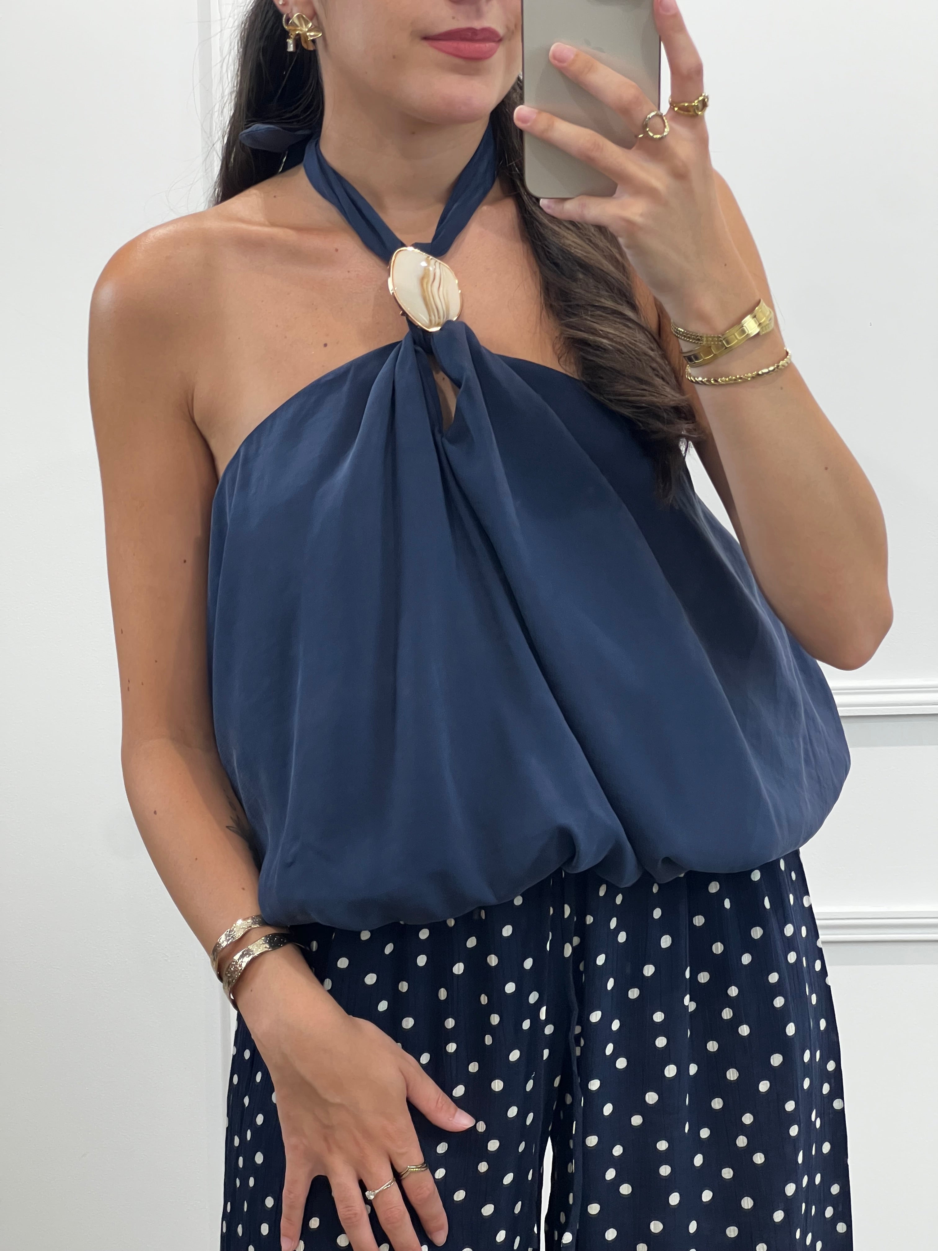 Top Karen - Bleu Marine
