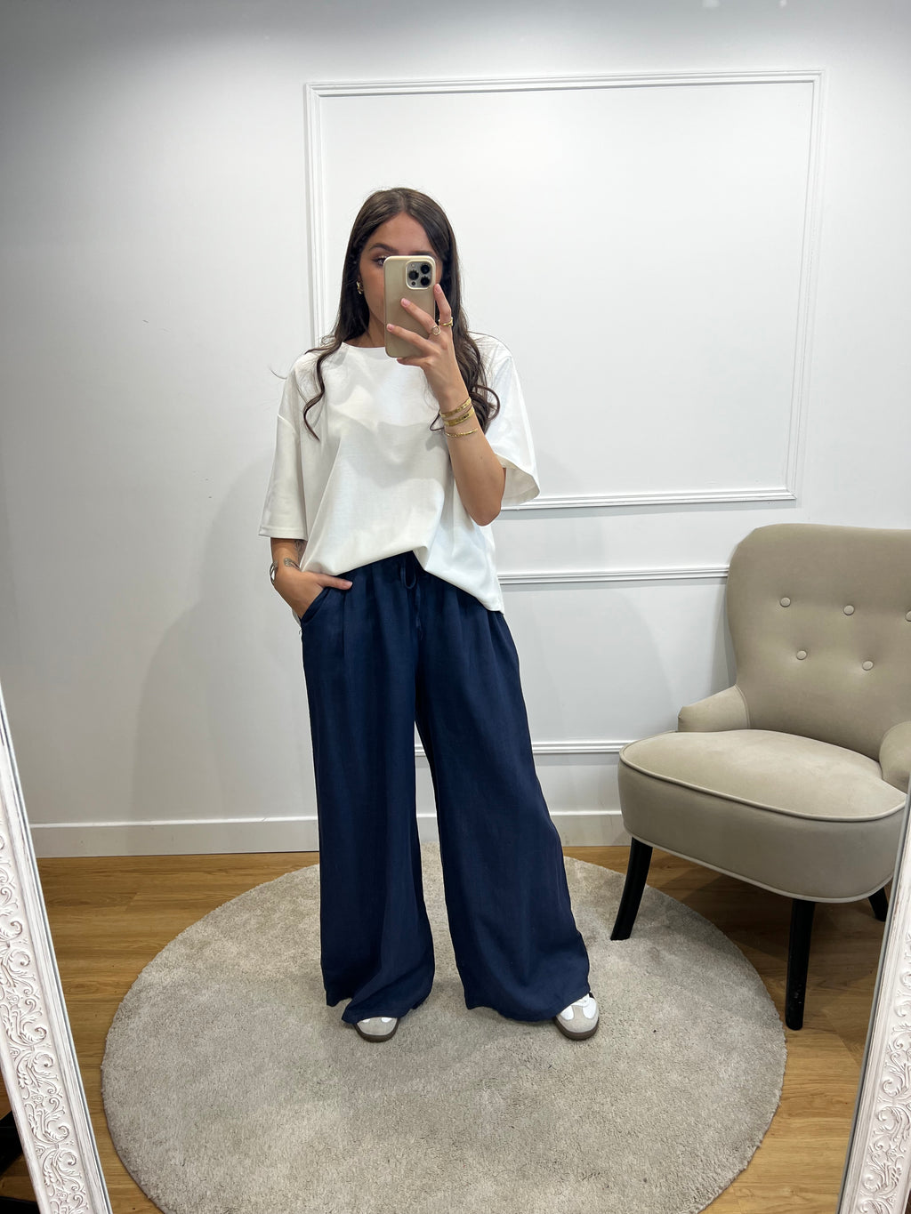 Pantalon Martin - Bleu Marine