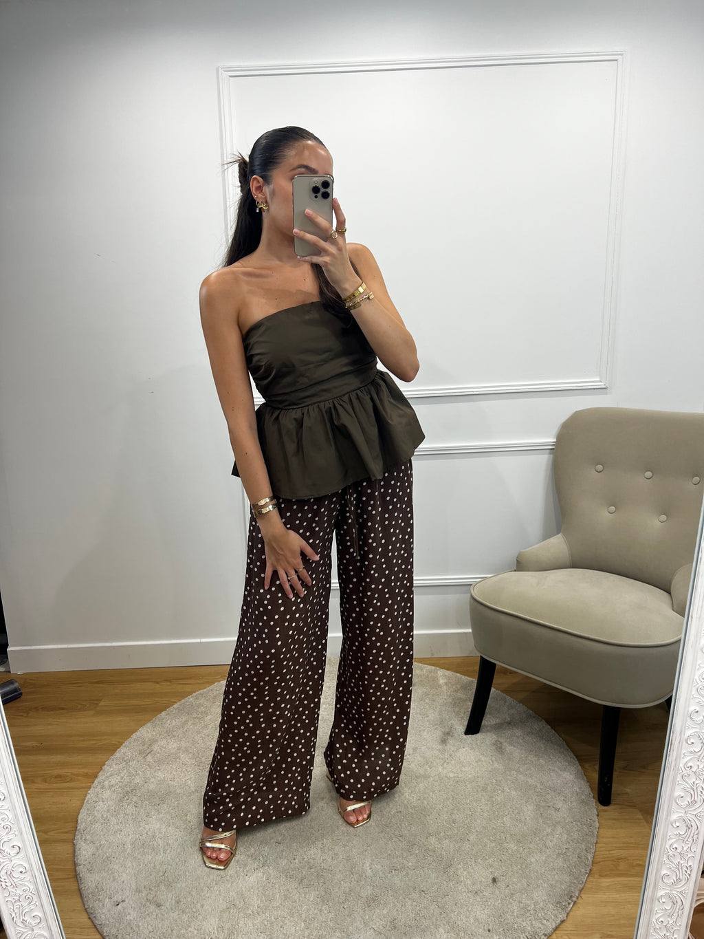 Top Bustier - Chocolat