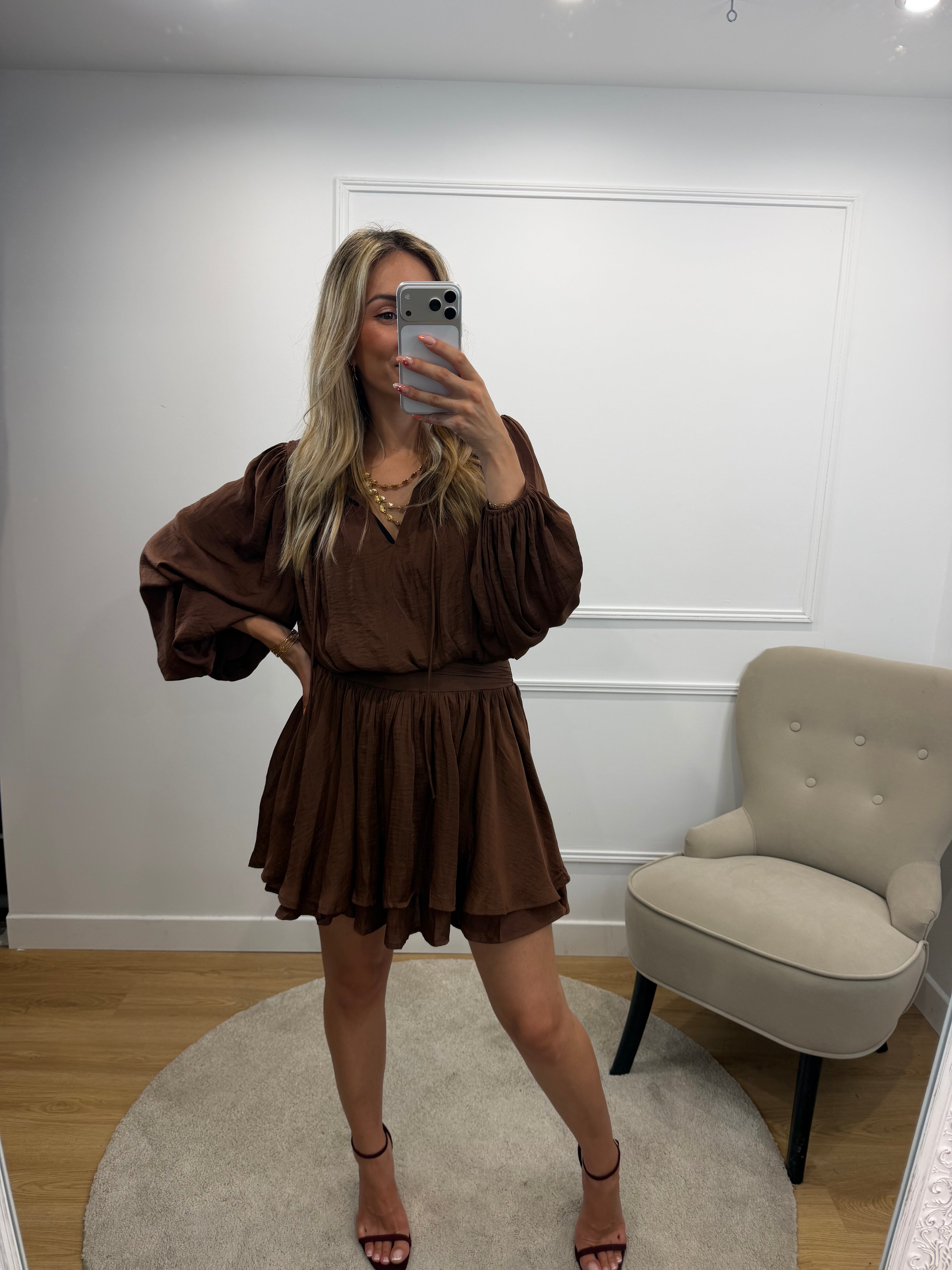 Robe Maya - Chocolat