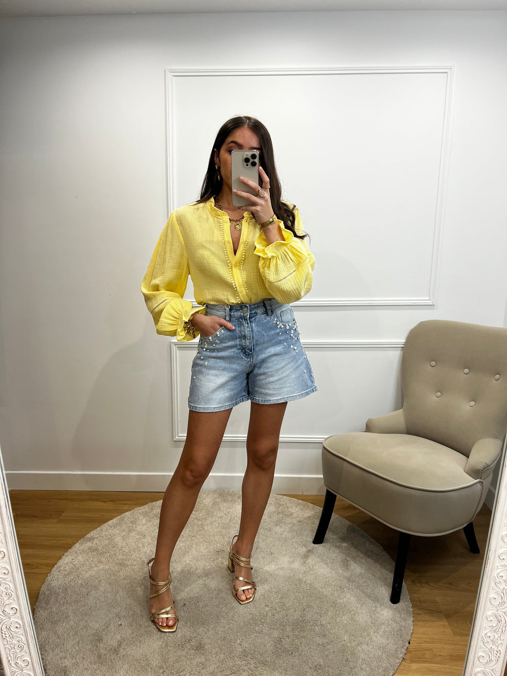 Short en jean MARGUERITE