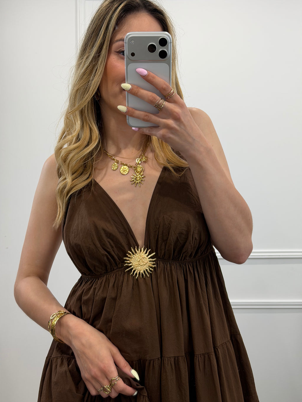 Robe SUN longue - Choco