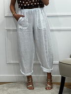 Pantalon Ballon Lin - Blanc
