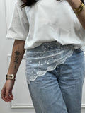 Foulard DENTELLE - Blanc