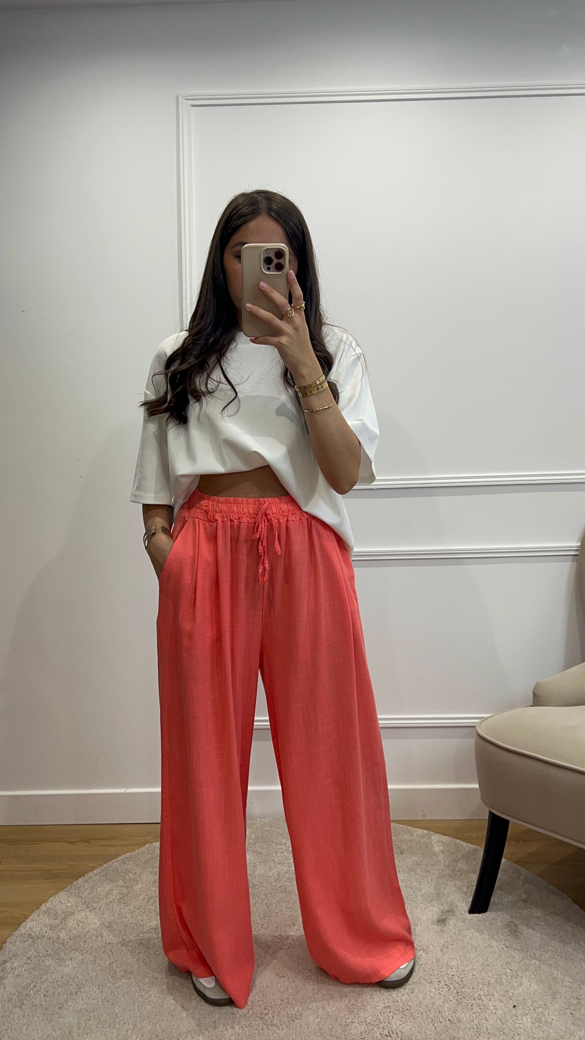 Pantalon Martin - Corail