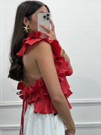 Top MAO - Rouge foncé