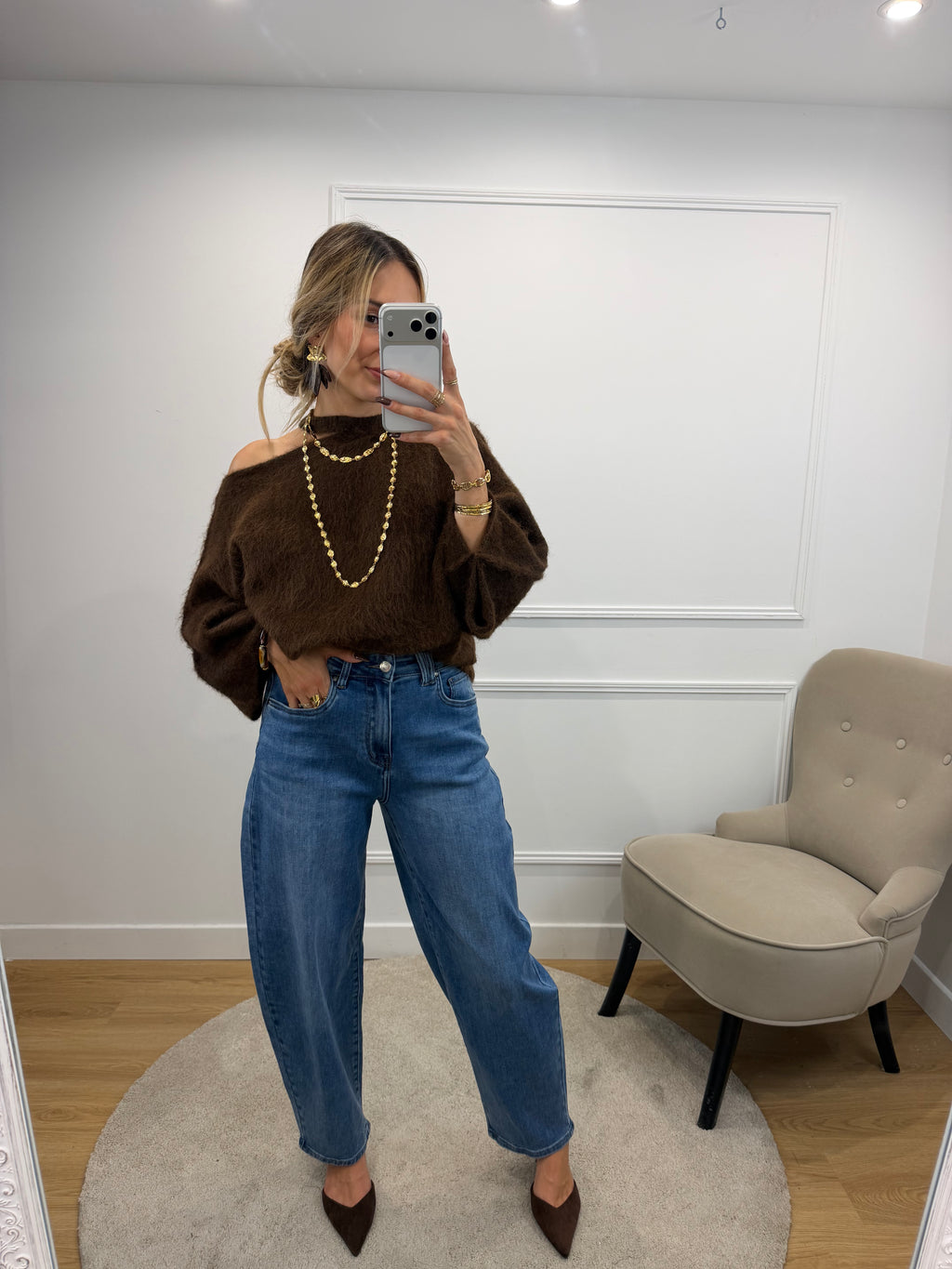 Pull Aria - Chocolat