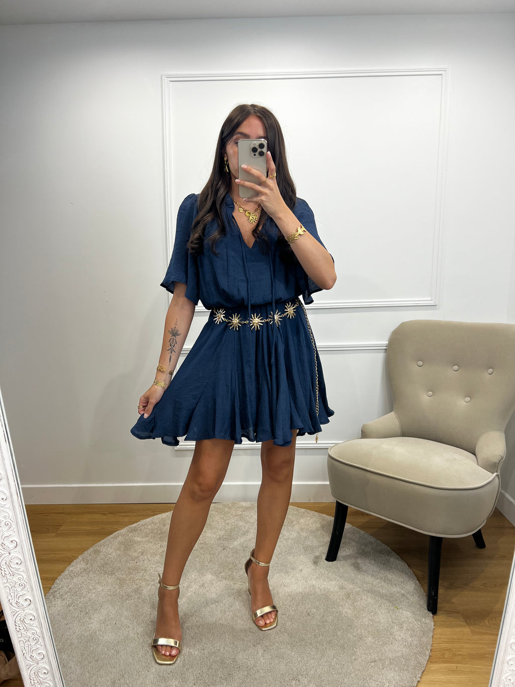 Robe Milia - Bleu marine