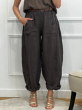 Pantalon Ballon Lin - Chocolat