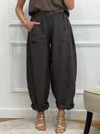 Pantalon Ballon Lin - Chocolat