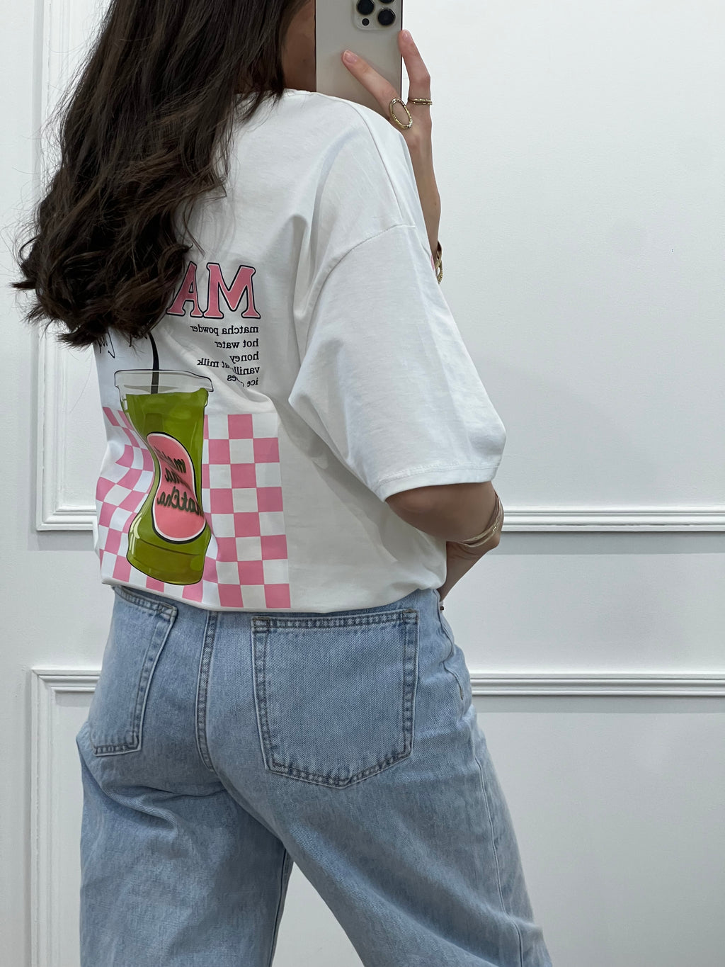 T-shirt MATCHA - Blanc