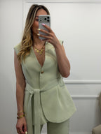 Gilet Emile - Vert d'eau