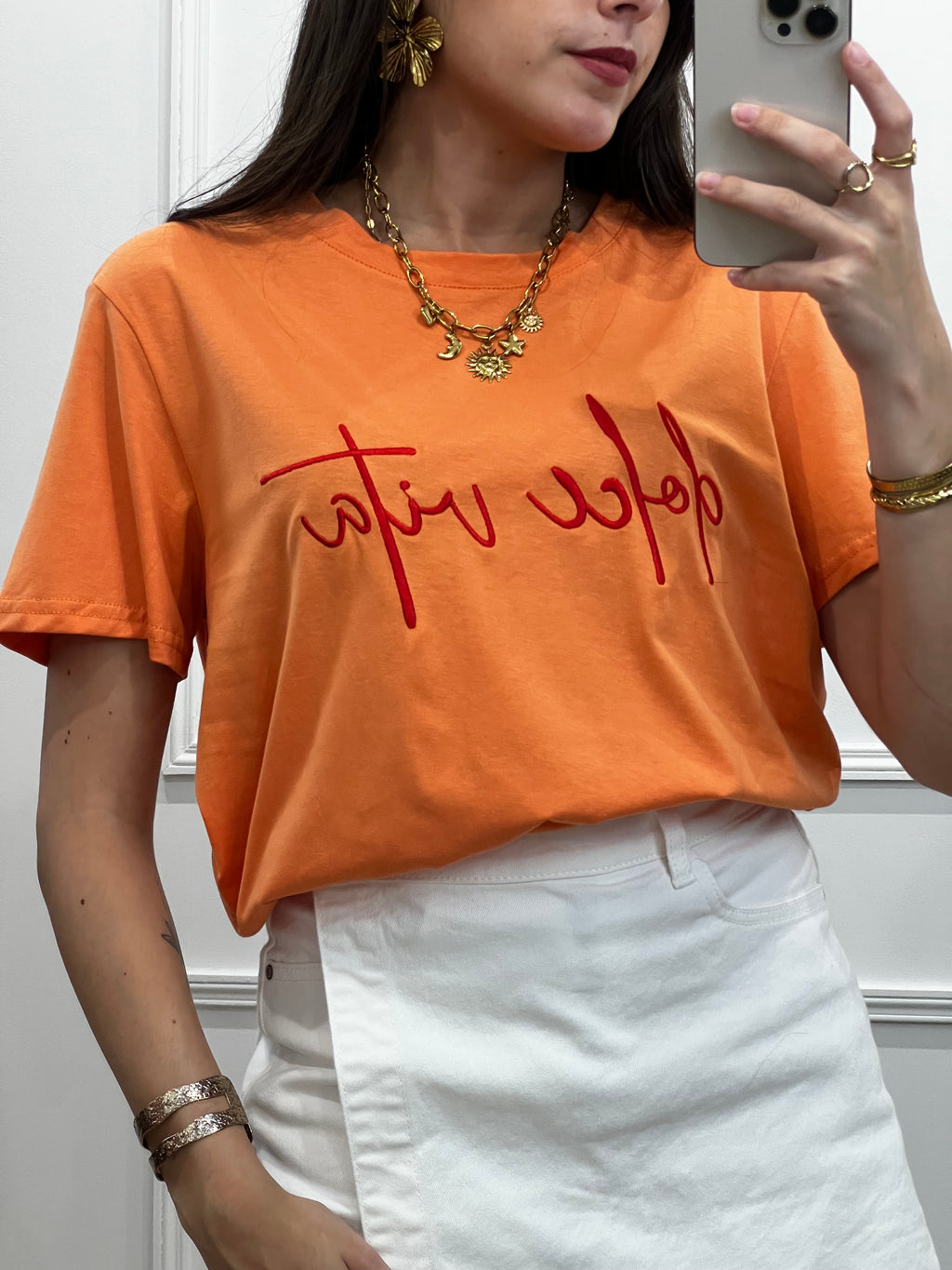 T-shirt DOLCE VITA - orange