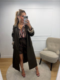 Trench long - Chocolat