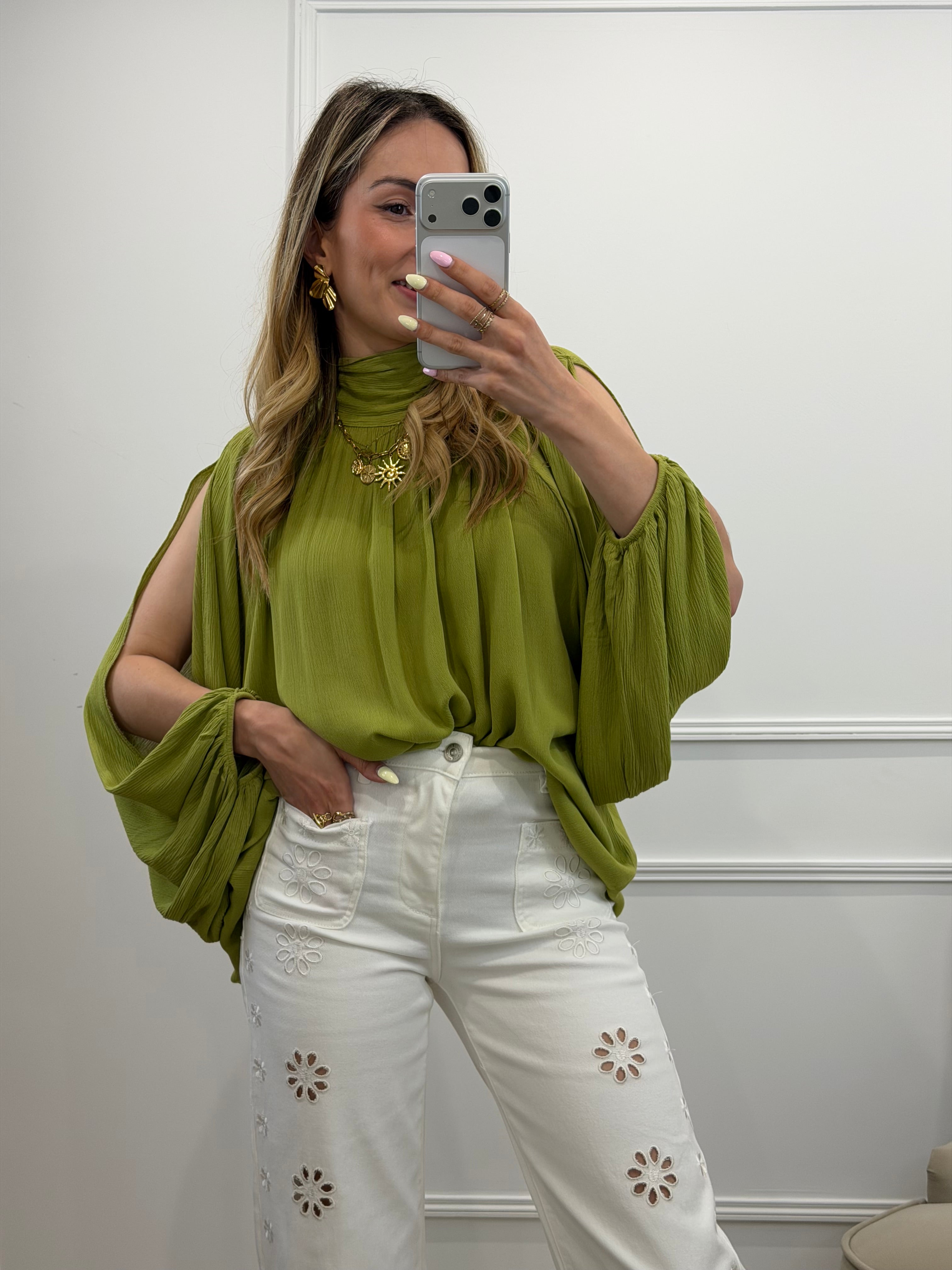 Blouse AMBRE - olive
