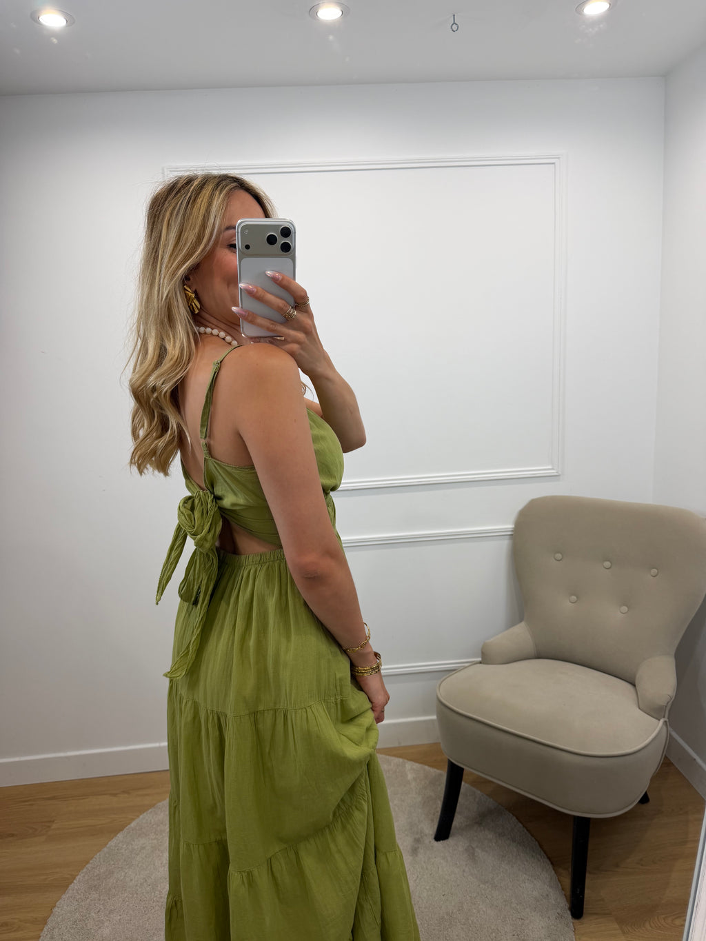 Robe Soraya - Vert olive