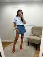 T-shirt HOMARD - bleu ciel