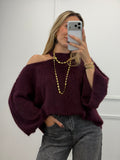 Pull Aria - Bordeaux