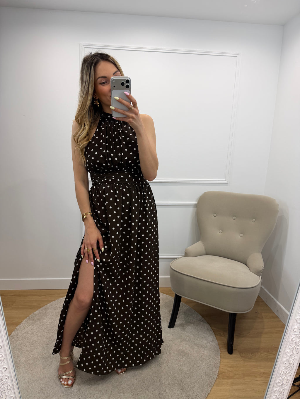 Robe à pois MIA - Choco