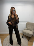 Chemise à carreaux oversize