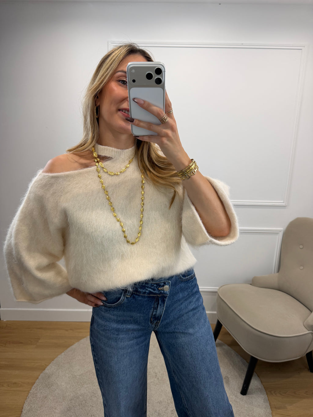 Pull Aria - Écru
