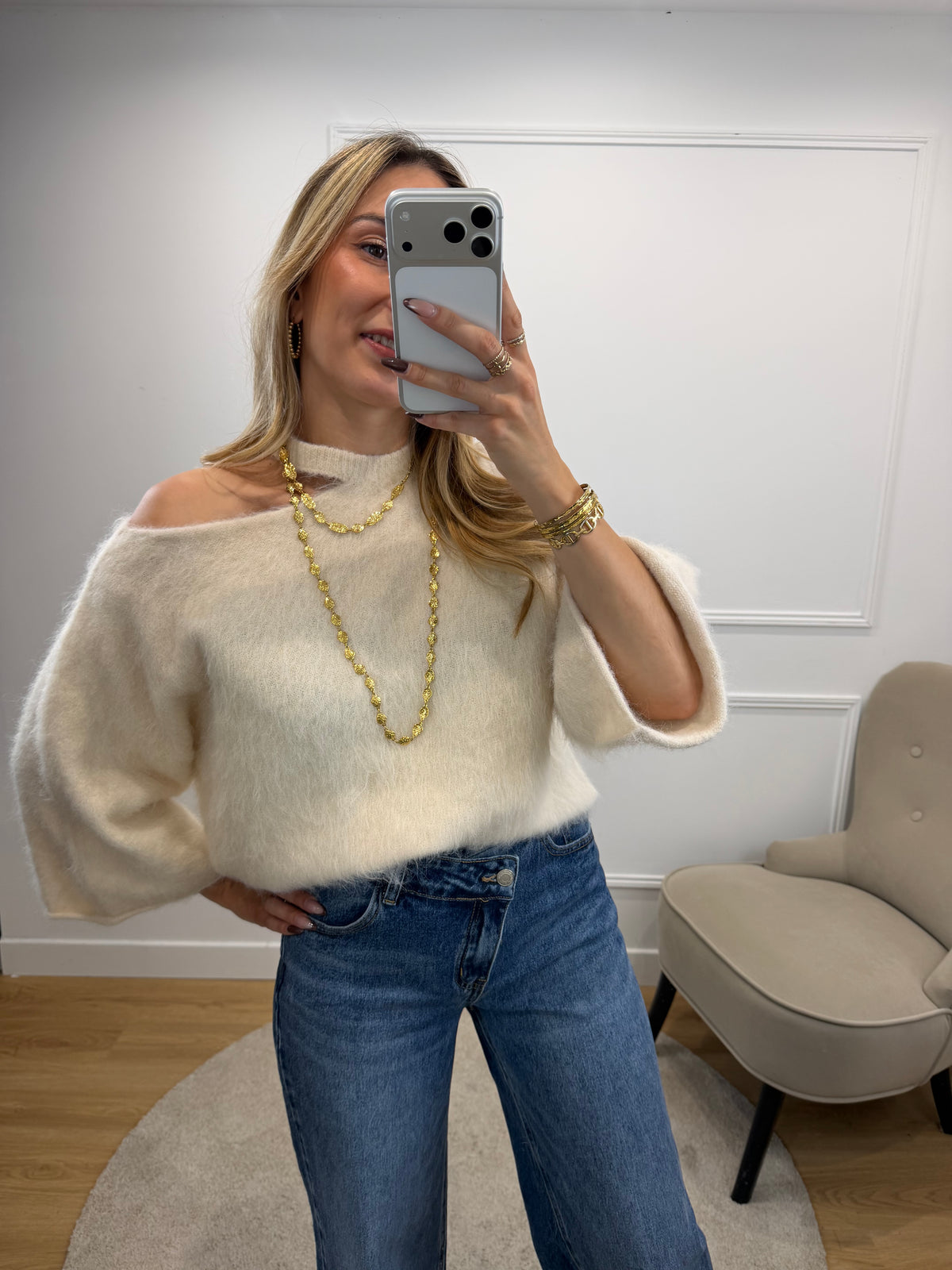 Pull Aria - Écru