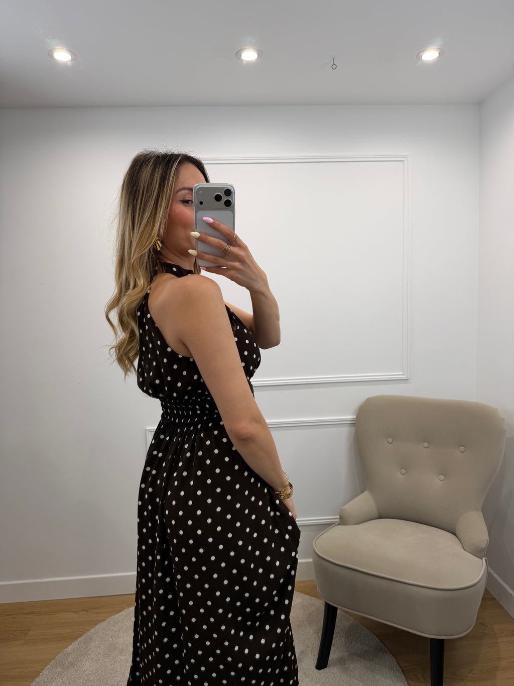 Robe à pois MIA - Choco