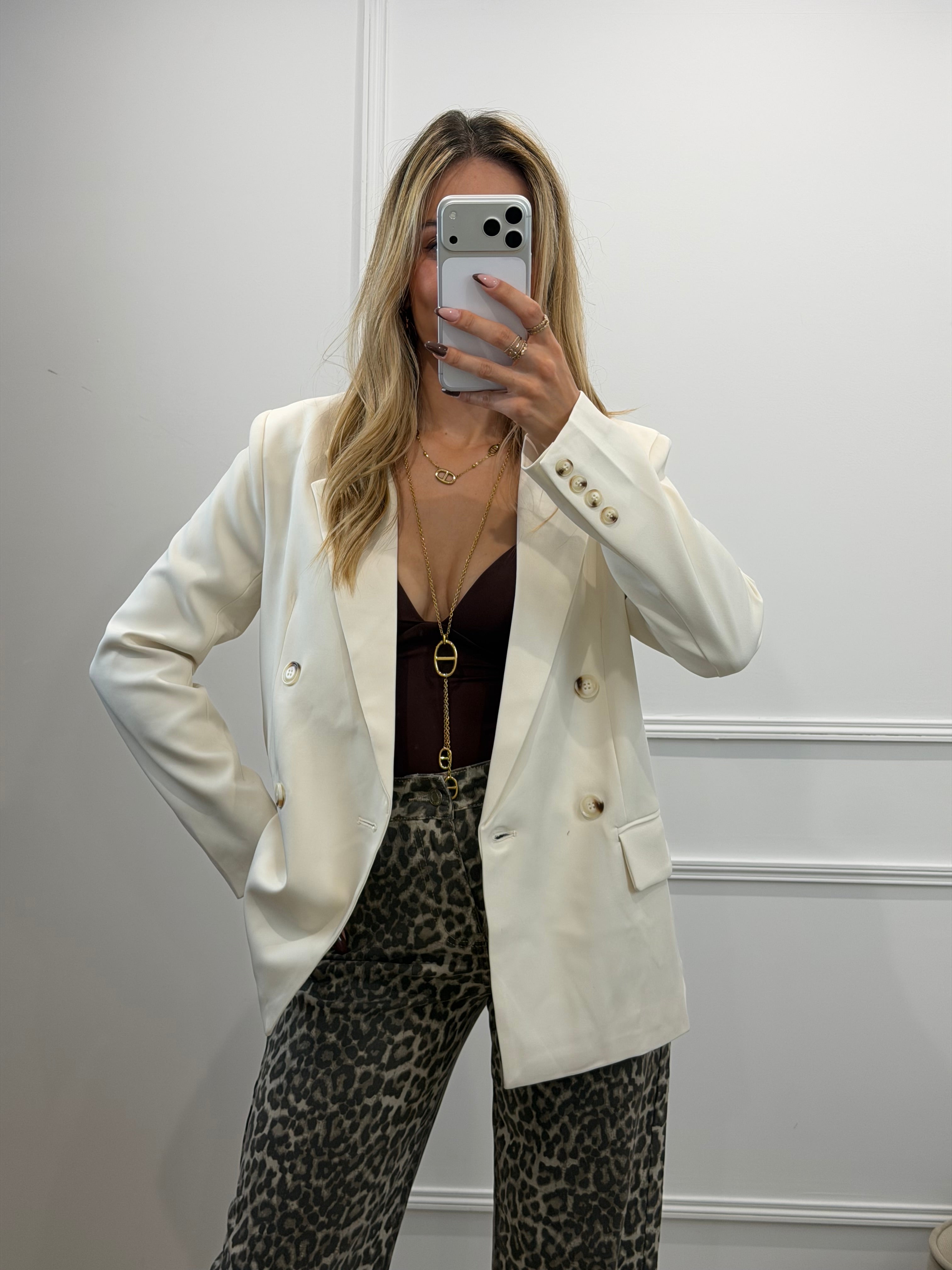 Veste blazer - ECRU