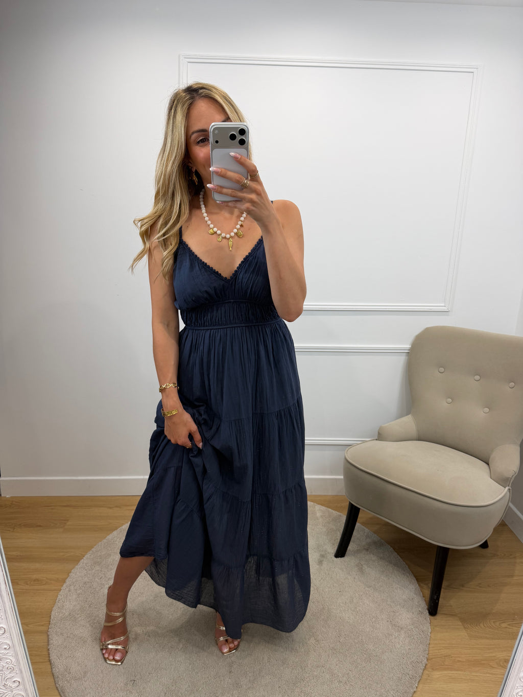 Robe Soraya - Bleu Marine