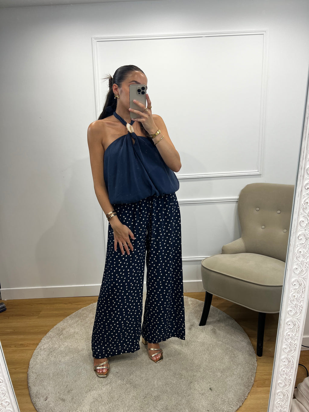Top Karen - Bleu Marine